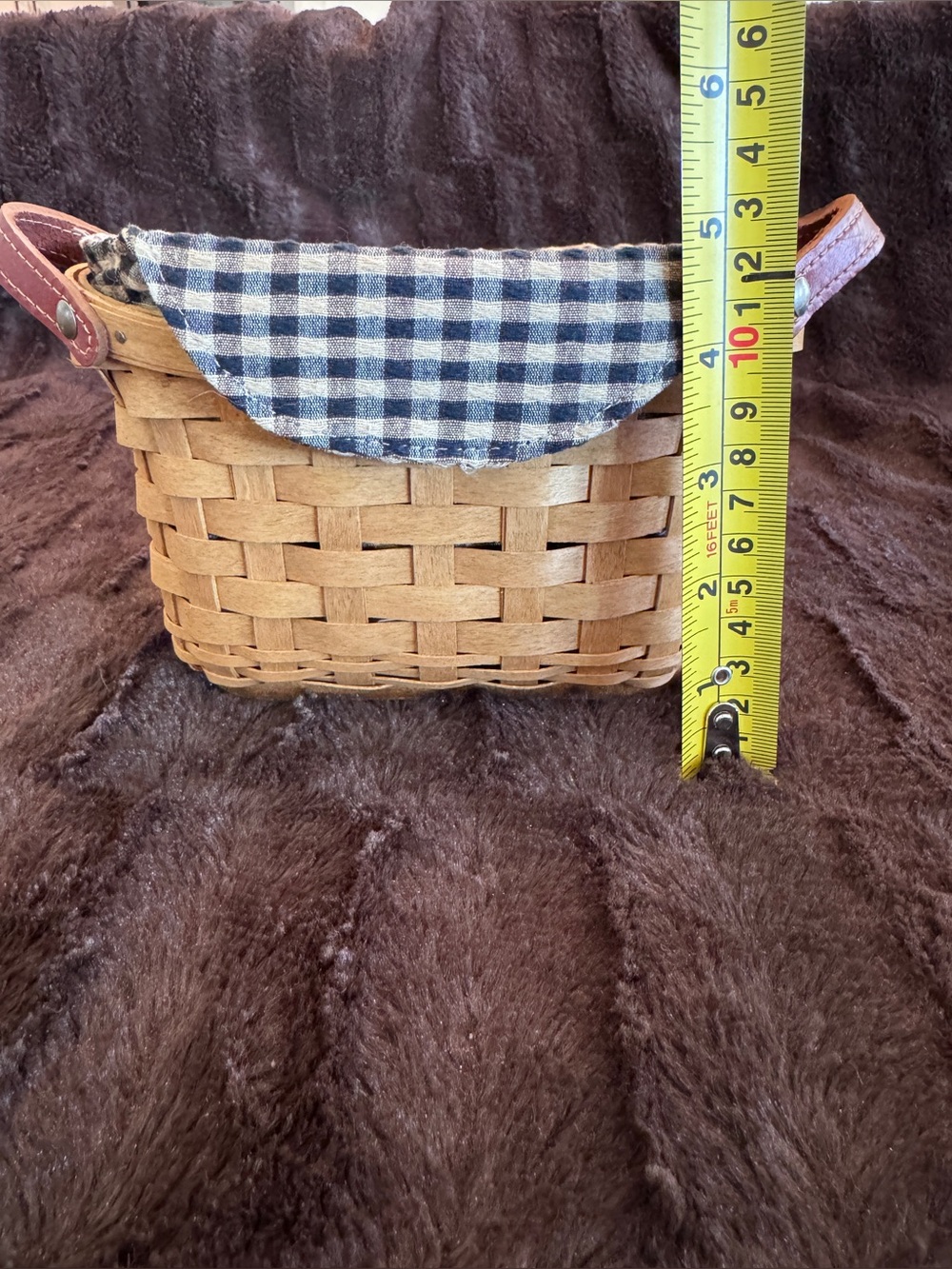 Longaberger Journal Basket Set w/Protector, Liner and Leather Handles 2007 - Picture 2 of 10